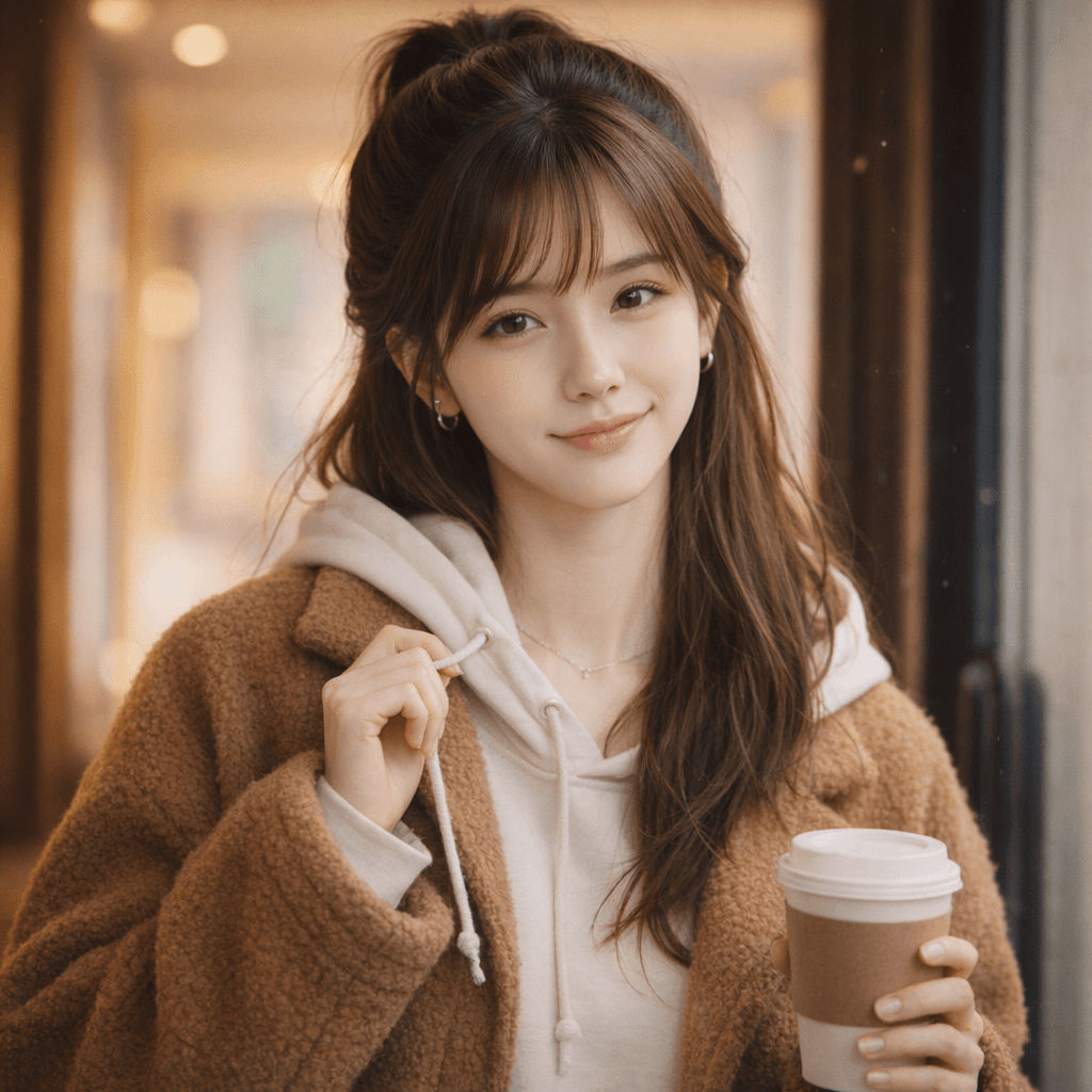 X프렌드 실사 캐릭터 감성 샷 1